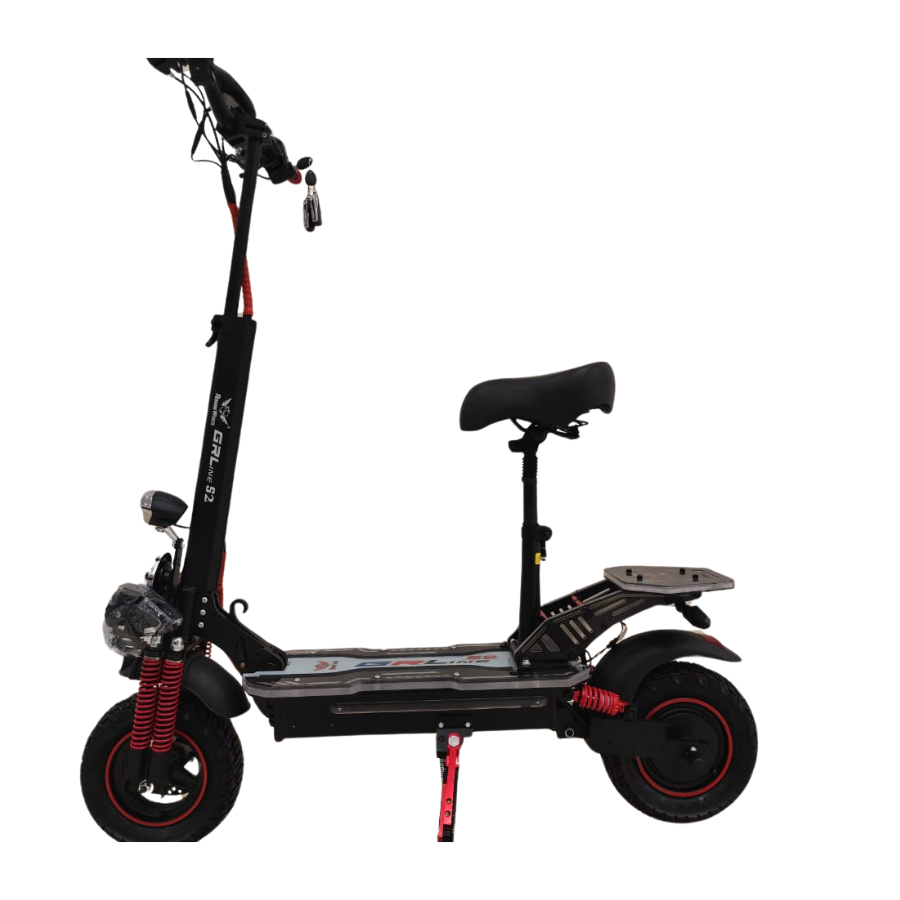 Rohan Wings GR-Line S2-B Electric Scooter | 1800W/450W Dual Motor | 48V 15Ah Battery | 42 km/h Speed | Off-Road & City Ride |