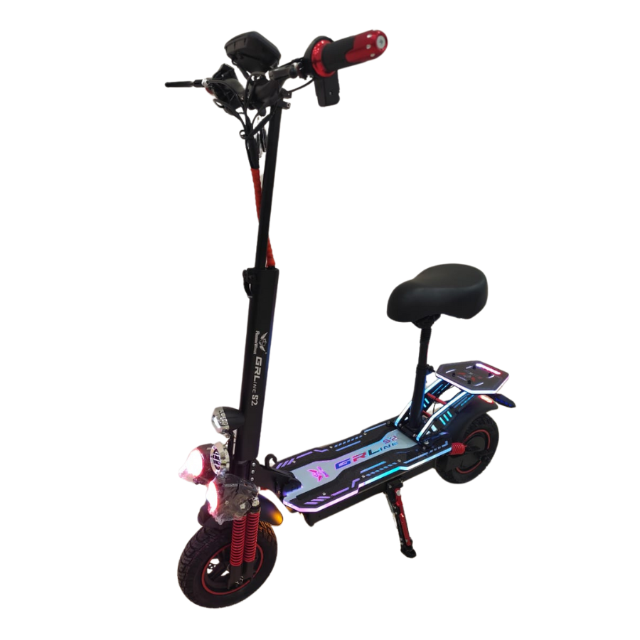 Rohan Wings GR-Line S2-B Electric Scooter | 1800W/450W Dual Motor | 48V 15Ah Battery | 42 km/h Speed | Off-Road & City Ride |