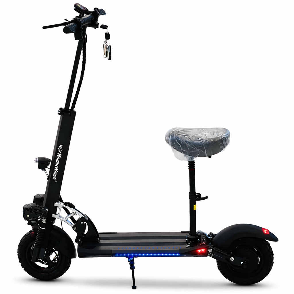 Rohan Wings Electric Scooter QS4 | 25-30km Range | Powerful Motor | 48V 13AH Big Battery | Dual Braking