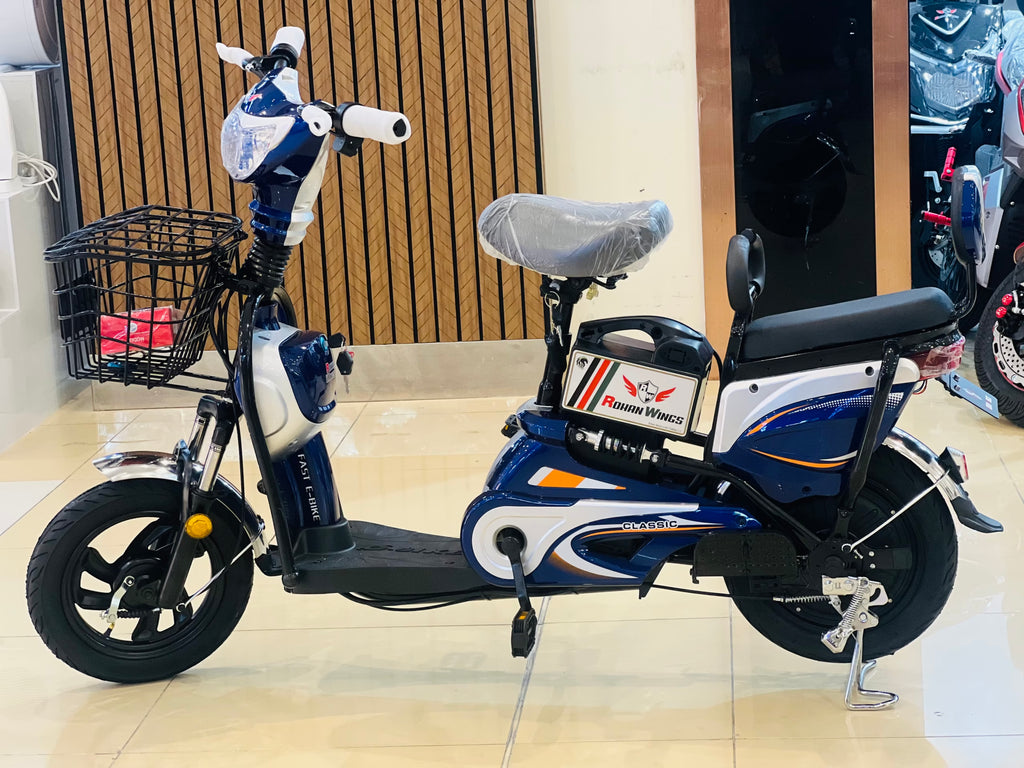 Rohan Wings JML-4 Delivery Electric Scooter | Manual and Electric Drive | 48V 12Ah Battery | 25-30km/h Speed