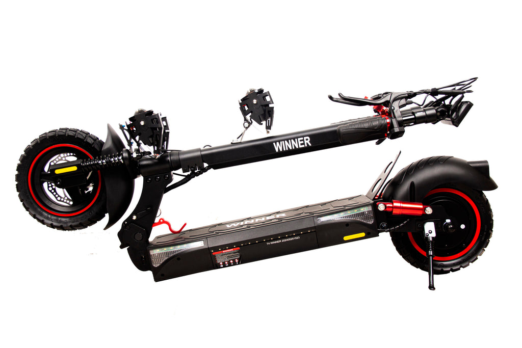 Aster E10 Pro S foldable Electric Scooter for Adults | 3000W Motor | 48V 13AH Battery | Bluetooth speaker | 50-60km speed | 25-30km Range | With seat