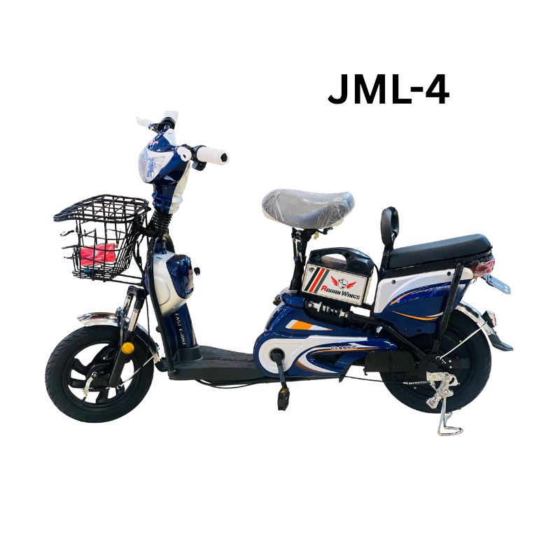 Rohan Wings JML-4 Delivery Electric Scooter | Manual and Electric Drive | 48V 12Ah Battery | 25-30km/h Speed